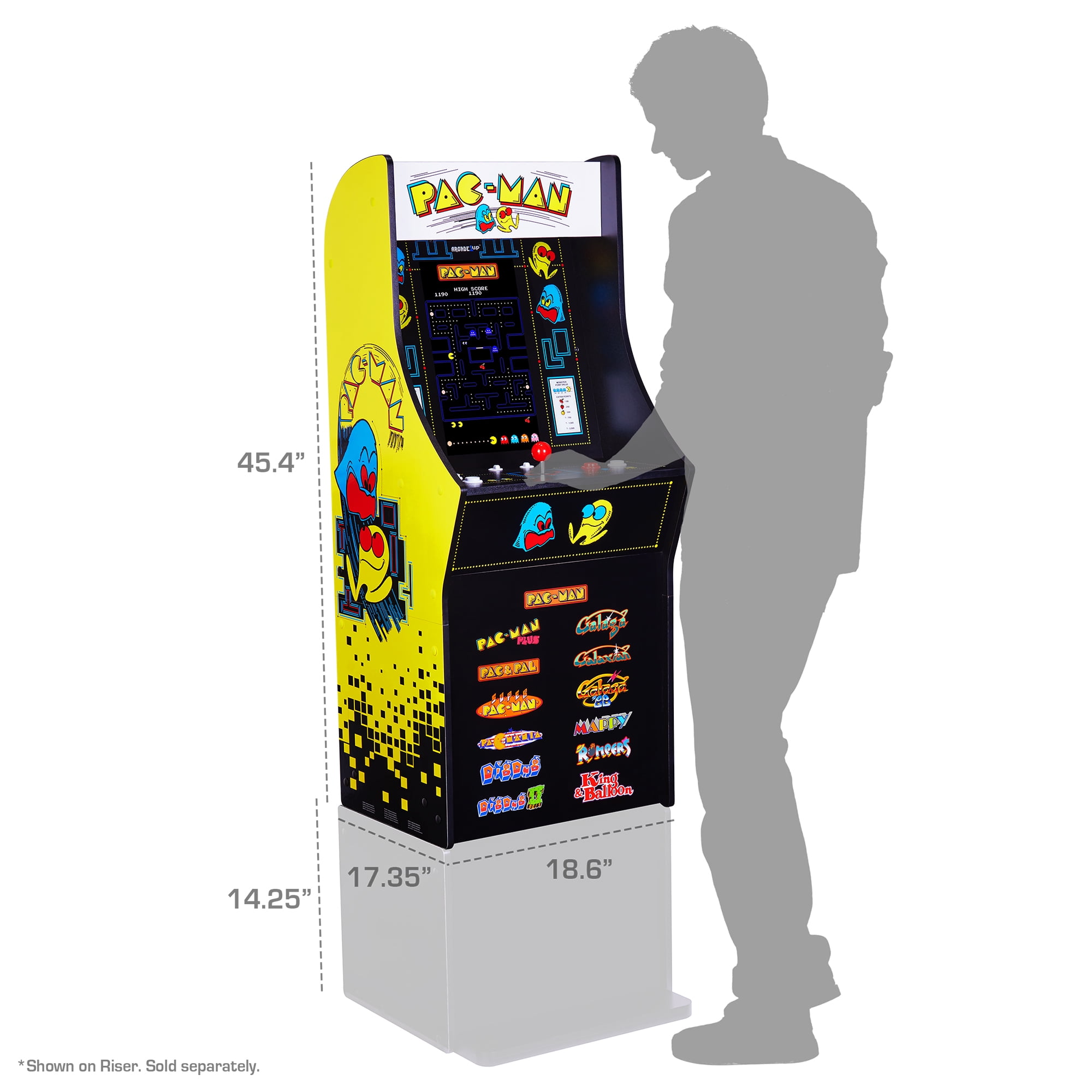 Arcade1Up PAC - MAN Classic SE Arcade Machine – 4 - Foot Arcade1Up PAC - MAN Classic SE Arcade Machine – 4 - Foot