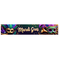 thumbnail image 4 of Mardi Gras Decoration Background Party Supplies Backdrop Festive Masked Ball Banner Masquerade Props Purple Feather Decor Celebration Event, 4 of 9