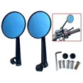 thumbnail image 2 of Cnc Motorcycle Electric Mirror Round Side Rearview Mirror For Honda For Kawasaki Anti-fall Folding Round Mirror, 2 of 5