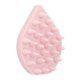 thumbnail image 1 of Cepillo masajeador de cuero cabelludo de silicona para lavar el cabello, diseño rosa con cerdas suaves., 1 of 5