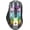 Black, variant on Tri-Mode Wireless Gaming Mouse, 2.4G/Bluetooth/USB-C Wired, Transparent Chroma RGB Mouse, 3600 DPI Optical Computer Mouse for PC Laptop Esports (White/Black)
