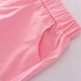 thumbnail image 4 of Aofany 2-11 Years Summer Casual Girls' Shorts Elastic Outwear Hot Pants Solid Color Versatile Tie Shorts, 4 of 6