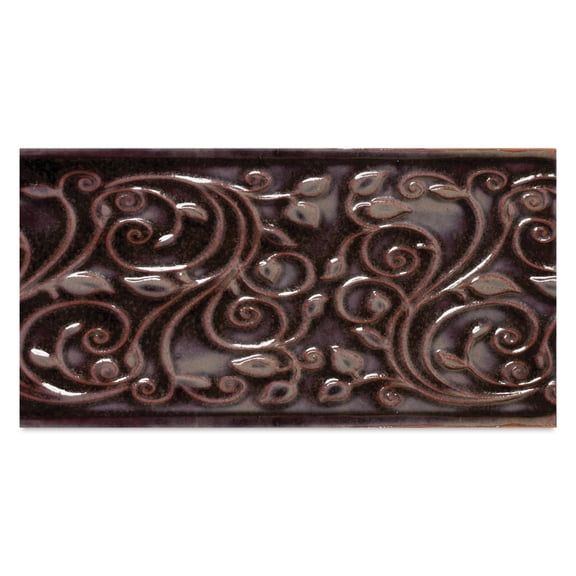 Amaco Opalescent Glaze - Pint, Mottled Burgundy