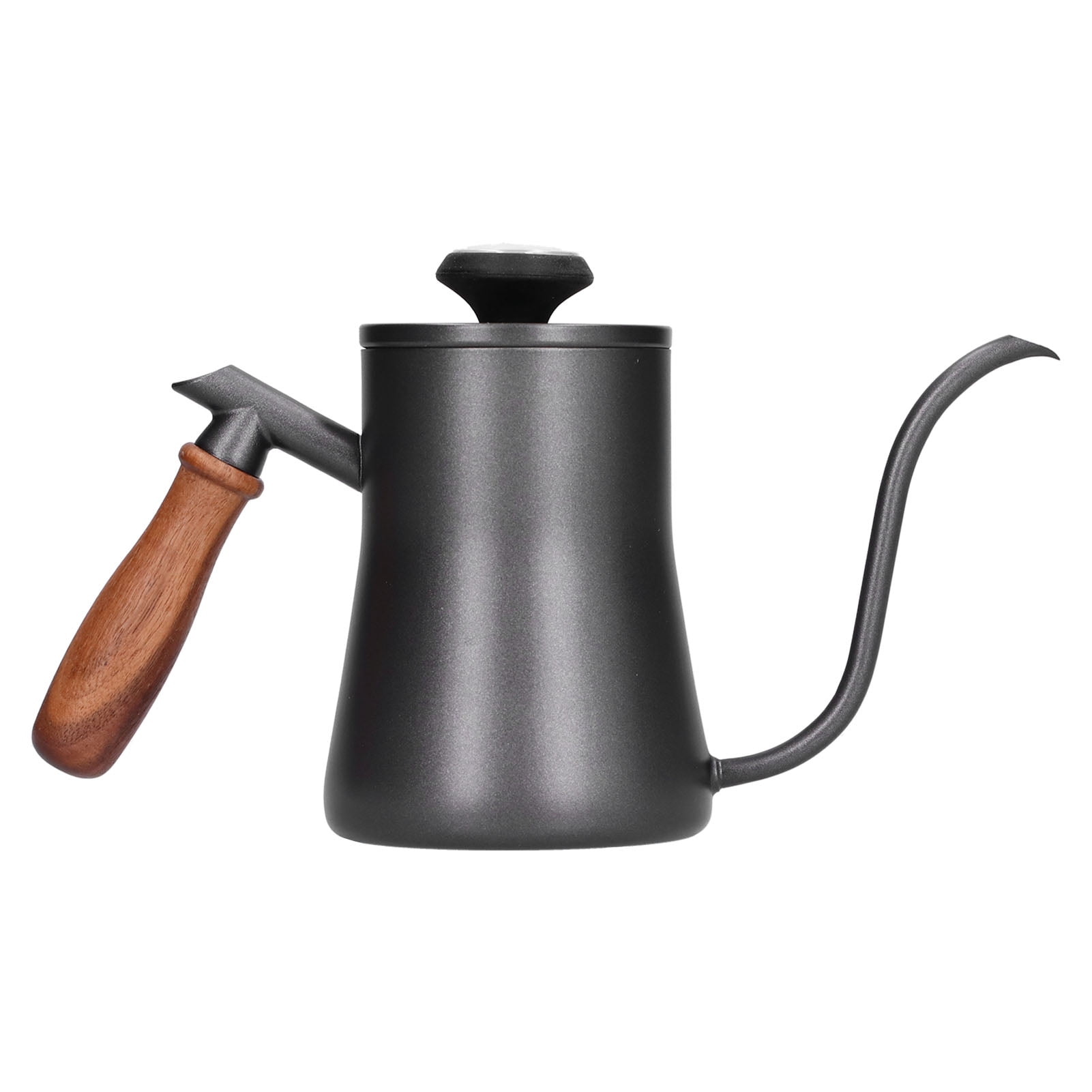 Coffee Kettle, Stainless Steel Wooden Handle Electric Coffee Kettle For