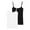 Black 2, variant on Womens Camisole Tank Tops Crop Tops Scoop Neck Camisole Solid Fit Underlay Versatile Bottom Tank Top Womens Basic Tee Shirts Tops for Women Trendy Summer White 5 XL