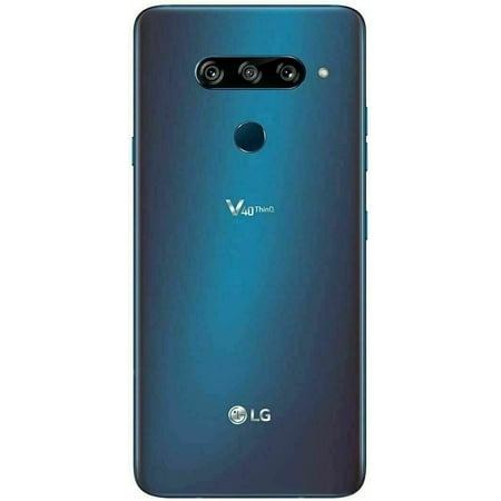 Open Box LG V40 ThinQ 64GB Moroccan Blue - Verizon+GSM Unlocked, T-Mobile, AT&T