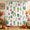 Sun Yellow, Blush Pink, variant on Tropical Plants Shower Curtain, Waterproof Shower Curtains for Bathroom, Summer Flowers Pineapple Palm Leaves Washable Fabric Bathtub Curtain Set Bath Decor with 12 Hooks Standard 72"x72"