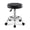 Black1, variant on SHUO Y - Beauty Stool, 360-degree Rotation Wheel Bar Stool, Height Adjustable Salon Chair, Faux Leather Cushioned Office Shop Stool, with Metal Frame (Black)