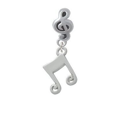 Double Music Note - Clef Note Charm Bead