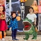 thumbnail image 3 of Disfraz inflable One Casa Dinosaur Riding T-Rex para niños, 3 of 8