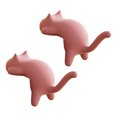 thumbnail image 1 of Ganchos para escritorio con forma de gato, sin taladro, organizadores de escritorio para llaves, bolsos y auriculares., 1 of 8