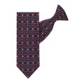 thumbnail image 3 of Jacob Alexander Men's Happy Valentine's Day Hearts and Love Arrows Pre-Tied Clip-On Neck Tie - Black White Red, 3 of 7