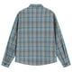 thumbnail image 3 of Blusa y camisa de manga larga con cuello vuelto para hombre, blusa informal a cuadros a la moda con botones y cuello vuelto, blusa de poliéster para hombre, 3 of 3