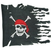Weathered Pirate Flag Party Accessory (1 count) (1/Pkg) , New, Free Shipping