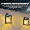thumbnail image 4 of Tungsten Solar Tungsten Wall Light Waterproof Motion and Light Sensor Lamp Support 3 Light Modes for Home Outdoor Garden Patio Fence, 4 of 6