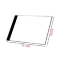 thumbnail image 2 of NARABB Portable A4/A5 Tracing LED Copy Board Light Box Slim Light Pad USB Power Copy Drawing Board Tracing Light Board For Artists Designing Animation Sketching, 2 of 2