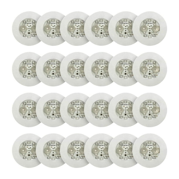 Posavasos LED Luces LED para botellas Vasos Pub Posavasos iluminados navideños para vasos 24 piezas
