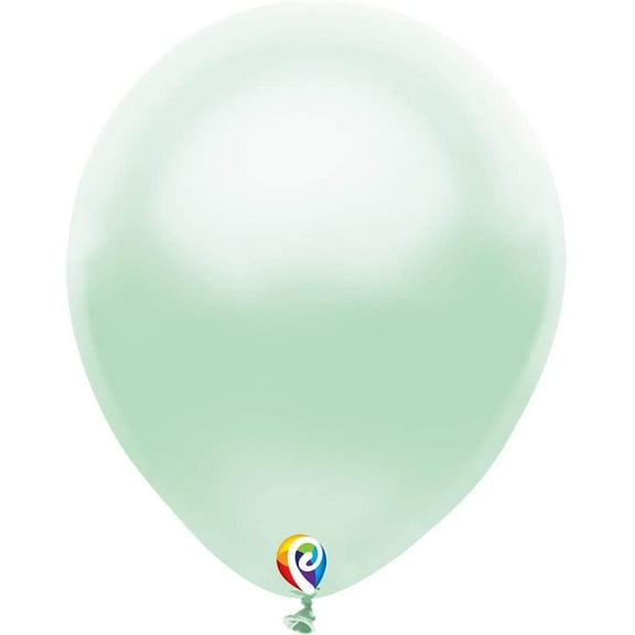 50 Pioneer Pearl Mint Green Balloons 12"