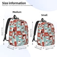 thumbnail image 2 of Honeii Warm Christmas Memories Print Canvas Backpack for School & Outdoor,Laptop Excursion Backpack,Notebook School Bookbag For Men Women,for Work, Travel, and Everyday Use-Small, 2 of 5