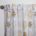thumbnail image 3 of DESIGN ART Designart 'Retro Floral Pattern VIII' Mid-CenturyCurtain Single Panel 52 in. wide x 63 in. high - 1 Panel 63 Inches, 3 of 5