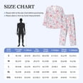thumbnail image 4 of Naloa Cute Sheep Men’s Pajamas Set - Long Sleeve Button Down Sleep Shirt and Pajama Bottoms Sleepwear Set-XX-Large, 4 of 7