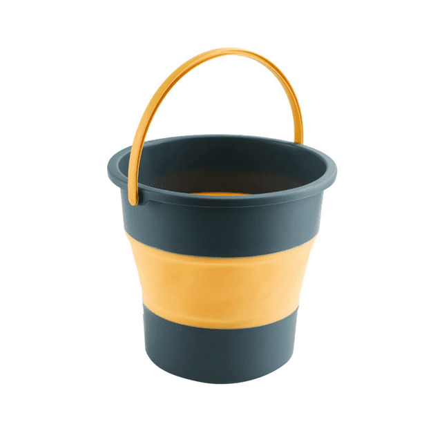 Collapsible Bucket, Collapsible Plastic Bucket Telescopic Portable Foot Bucket, Foldable Portable Car Wash Bucket A