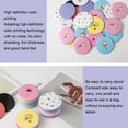 thumbnail image 3 of Becaristey 10x Cute Cartoon Pocket Mirror For Fun And Stylish Look Gift Clear Portable Makeup Mirror Random Color 1Set, 3 of 6