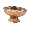 thumbnail image 4 of Frutero con pedestal y diseño escurridor, decoración de mesa, moderno, decoración del hogar, soporte para aperitivos, bandeja de frutas para encimera Color café, 4 of 8