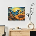 thumbnail image 6 of Fuzoiu Colorful Cloud Butterfly Sunflower Print Canvas Wall Art for Bathrooms,Wall Decor for Bedroom,Framed Artwork for Wall,Modern Wall Decorations Prints Picture for Kitchen Home, 6 of 6