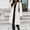 White, variant on Azrian Autunm and Winter Women Casual Tops Jacket Long Sleeve Suit Collar Waist Strap Solid Cardigan Buttons Woolen Coat Windbreaker