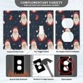 thumbnail image 5 of Switch Panel Switch Decoration 2.76x4.53x0.28 Inches Duplex Outlets Switch Plate Wall Plates Living Room Kitchen Bedroom Study Switches Cute Cartoon Santa Claus3, 5 of 8