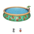 thumbnail image 2 of Bestway - Fast Set Paradise Palms Round Inflatable Pool Set (L x W x H) 179.92 x 179.92 x 33.07 Inches, 2 of 3