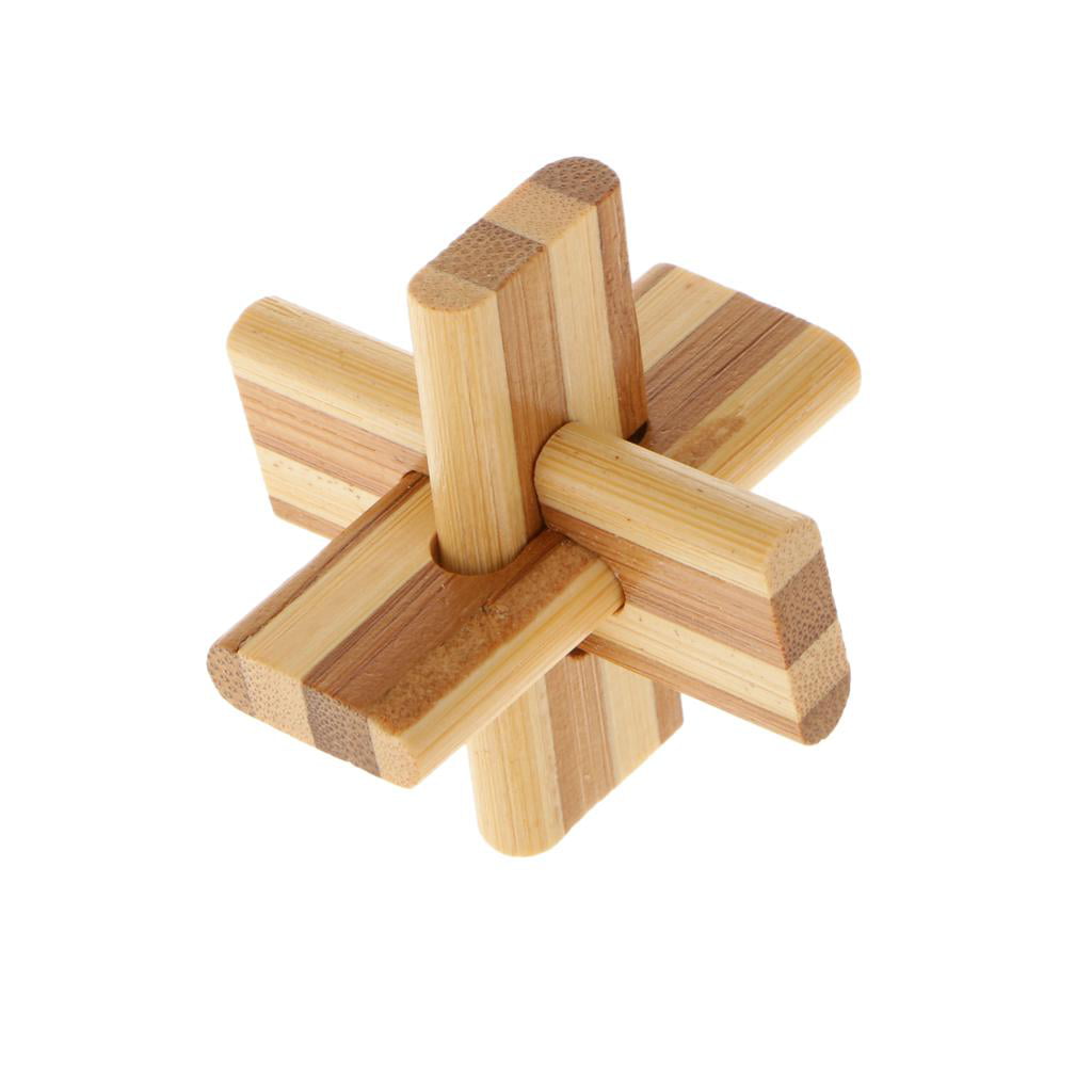 doll praise Brass Wooden Lock Toy Chinese Puzzle Game Family Home play children Gift #4 -  Walmart.com