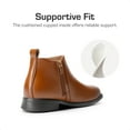thumbnail image 3 of DREAM PAIRS Boys Chelsea Boots Side Zipper Classic Dress Boots for Kids, 3 of 6