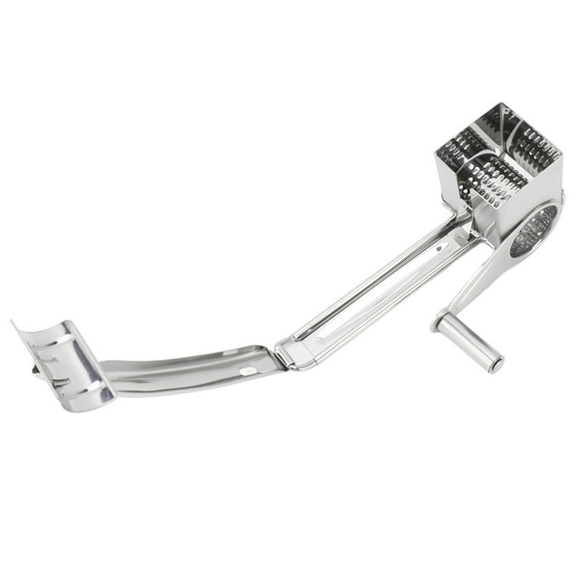 Rallador De Queso, Trituradora De Cocina Giratoria Manual Compacta De Acero Inoxidable Para Queso