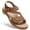 Brown, variant on Littleplum Women's Arch Support Wide Sandals Adjustable Straps Lightweight Walking Summer Shoes for Women,Brown,Size 5.5