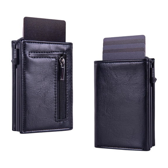 WFSCRD Wallet For Men 2.0 Pop Up Wallet For Men 8-11 Cards, Leisure | With RFID Protection Quick Access Cards Pocket Zipper For Travel And Daily