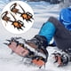 thumbnail image 3 of 1 par de botas de Crampones con garra de resorte de 12 dientes para exteriores, accesorio antideslizante para cubierta de zapatos de esquí y hielo, 3 of 8
