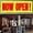 Yellow Background with Red, variant on Large Now Open Banner Outdoor Indoor Signs Polyester Oxford Cloth Now Open Sign Hanging Banner for Lawn Outside Business Shop Decoration, 3 x 8 Feet(Red Background with Yellow)