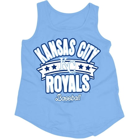 Kansas Girl - MLB Kansas City Royals Girls Short Sleeve Team Color Graphic Tee