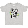 thumbnail image 3 of Inktastic Though She Be but Little She is Fierce Shakespeare Girls Baby T-Shirt, 3 of 5