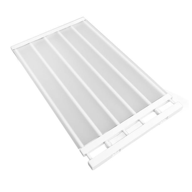 Adjustable Tension Shelf - Expandable Storage Rack For Cabinet, Wardrobe, No Tools Needed (16.5in Width, 30-40cm Length)