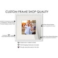 thumbnail image 4 of 3x3 In Frame White Matted for 3x3 In Picture or 7x7 Art Poster Without Photo Mat - Display Your 3 x, 4 of 7