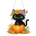 thumbnail image 2 of Halloween Diamond Art Painting Kits for Adults Hanging Ornament Set, DIY Handmade Fall Seasonal Wall Door Decor for Home Party Gift by OVFUIZ, 2 of 8