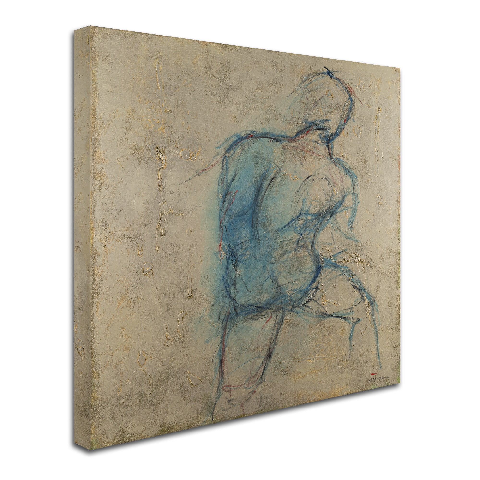 Trademark Fine Art Joarez 'Iron Man' 18" x 18" Canvas Stretched (190836234790)