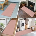 thumbnail image 6 of Pink Pure Color Area Rugs Collection 2'x6', Aesthetics Contemporary Luxury Non Slip Indoor Rectangle Throw Runner Rug Floor Mat Carpet for Living Room Dining Table Bedroom Nursery, 6 of 9