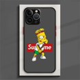 thumbnail image 3 of Luxury Trendy Brands Logo Phone Case For iPhone 15 14 13 12 11 Pro Max mini XS Max XR X 8 Plus SE Frosted Translucent Cover, 3 of 5