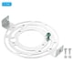 thumbnail image 3 of Uxcell 135mm (5.31") Universal Light Fixture Mounting Bracket Kit, 2set Light Crossbar Plate for Close To Ceiling Light, 3 of 7