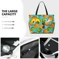 thumbnail image 3 of Naloa Pineapple Large Capacity Beach Bag, Waterproof Sandproof Beach Swim Pool Bag Tote Bag for Women, 3 of 7