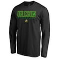 thumbnail image 2 of Men's Black Oregon Ducks Team Unity Baseball Long Sleeve T-Shirt, 2 of 3